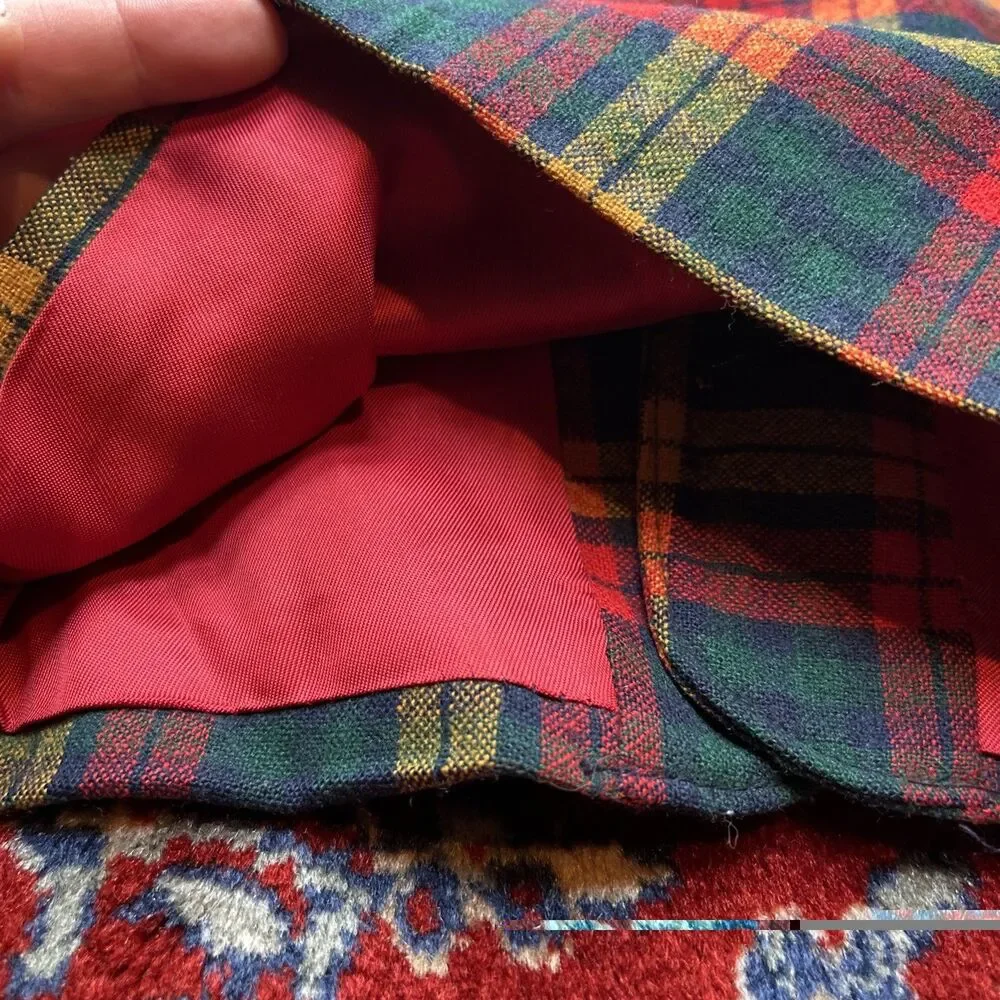 Vintage MR. MASTER Philip Schneider Wool Toddler Blazer Plaid Jacket Lined 4T